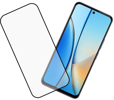 VISHRN Edge To Edge Tempered Glass for VIVO Y29 5G, Vivo Y29 5G(Pack of 1)