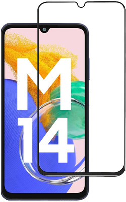 NKCASE Edge To Edge Tempered Glass for Samsung Galaxy M14, Samsung Galaxy M14 4G(Pack of 1)