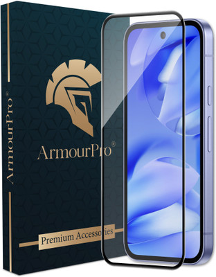ArmourPro Edge To Edge Tempered Glass for Google Pixel 9A 5G, Google Pixel 9A, Pixel 9A 5G(Pack of 1)