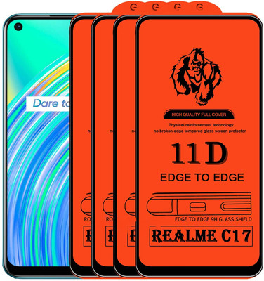 NaturalBuy Edge To Edge Tempered Glass for Realme C17(Anti-Scratch Technology: The surface is treated with an anti-scratch coating to prevent scuffs and scratches from daily use-11D-Pack of 4)(Pack of 4) NaturalBuy Edge To Edge Tempered Glass for Realme C17(Anti-Scratch Technology: The surface is treated with an anti-scratch coating to prevent scuffs and scratches from daily use-11D-Pack of 4)(Pack of 4)