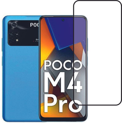 EITANSHA CREATION Edge To Edge Tempered Glass for POCO M4 Pro 4G, POCO M4 Pro(Pack of 1)