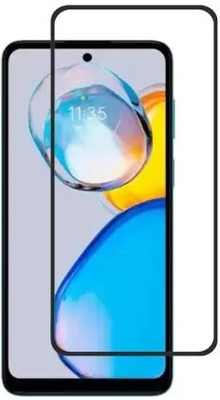 O2MG Edge To Edge Tempered Glass for MOTOROLA e32, MOTO e32(Pack of 1)