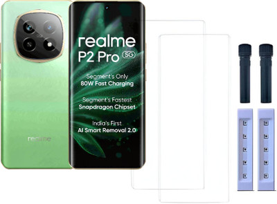 crixus Edge To Edge Tempered Glass for realme P2 Pro(Pack of 2)