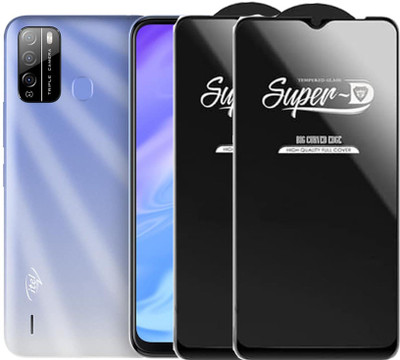SM Styles Edge To Edge Tempered Glass for Itel S17(Pack of 1)