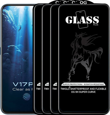 CYOR Edge To Edge Tempered Glass for VIVO V17 PRO(Pack of 4)