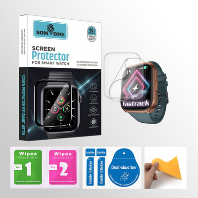 SOMTONE Edge To Edge Tempered Glass for Fastrack Limitless FS1+ 2.01 inch Smartwatch 2 PROTECTOR + 2 WIPES + 2 DUST REMOVAL STICKER + 1 WIPER(Pack of 2) SOMTONE Edge To Edge Tempered Glass for Fastrack Limitless FS1+ 2.01 inch Smartwatch 2 PROTECTOR + 2 WIPES + 2 DUST REMOVAL STICKER + 1 WIPER(Pack of 2)