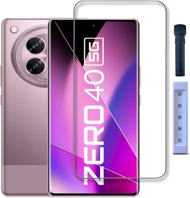 NKCASE Edge To Edge Tempered Glass for Infinix Zero 40 5G, Infinix Zero 40(Pack of 1)