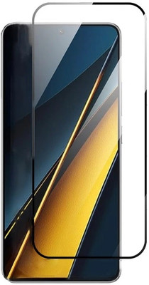 GLOBALCASE Edge To Edge Tempered Glass for POCO X6 5G(Pack of 1)