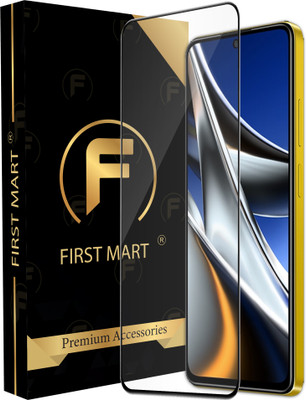 FIRST MART Edge To Edge Tempered Glass for Poco X4 Pro 5G, Poco X4 Pro(Pack of 1)