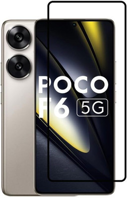 VAKIBO Edge To Edge Tempered Glass for Xiaomi Poco F6(Pack of 1)