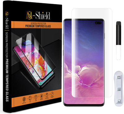 MS-Shield Edge To Edge Tempered Glass for Samsung Galaxy S10 Plus(Pack of 1)