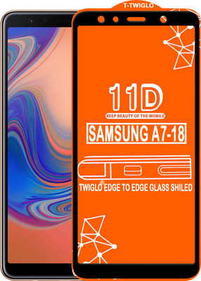 TWIGLO Edge To Edge Tempered Glass for SAMSUNG A7-18(Pack of 1)