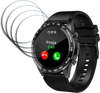 ARBAN Edge To Edge Tempered Glass for pTron Force X11s Smartwatch with 1.3 inch SCREEN GUARD(Pack of 4)
