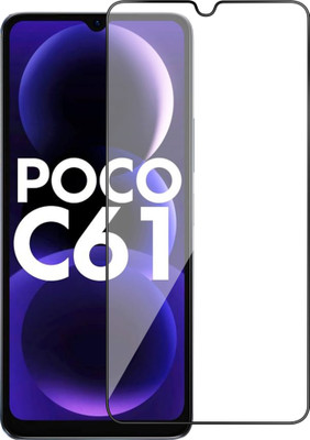 Artistque Edge To Edge Tempered Glass for Poco C61 5G(Pack of 1)