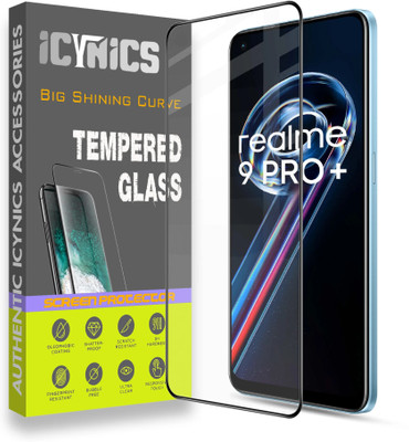ICYNICS Edge To Edge Tempered Glass for Realme 9 Pro Plus 5G, Anti-Fingerprint, Waterproof, Oil-resistant, Bubble-Free, Anti-Static, Scratch Resistant Full Coverage with Wooden box to ensure safety(Pack of 1)