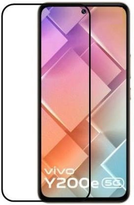 DMJHP Edge To Edge Tempered Glass for Vivo Y200e 5G(Pack of 1)