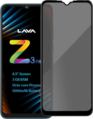 HUPSHY Edge To Edge Tempered Glass for Lava Z3 Pro(Pack of 1)