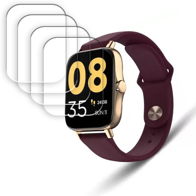 ARBAN Edge To Edge Tempered Glass for Pebble Cosmos Smartwatch SMARTWATCH SCREEN GUARD(Pack of 4)