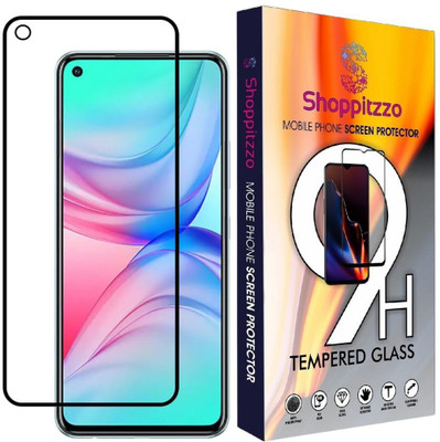 Shoppitzzo Edge To Edge Tempered Glass for realme F19,F19S/F19 Pro/F19 Pro+/*NeoShield*Tempered Glass/Full Screen Coverage-Edge to Edge/9H(Pack of 1)