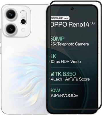 Flipkart SmartBuy Edge To Edge Tempered Glass for OPPO Reno14 5G, OPPO Reno 14 5G(Pack of 1)