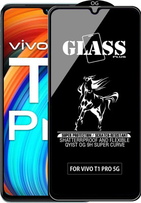 Qyist Edge To Edge Tempered Glass for VIVO T1 PRO 5G(Pack of 1)