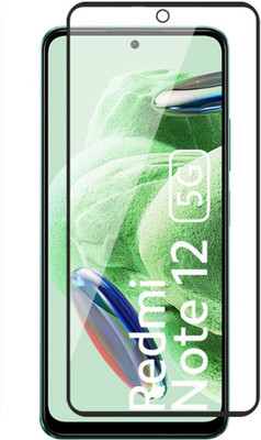 SDH CARE Edge To Edge Tempered Glass for Redmi Note 12, 2.5D Curved Edge Premium Tempered Glass for Ultimate Protection(Pack of 1)
