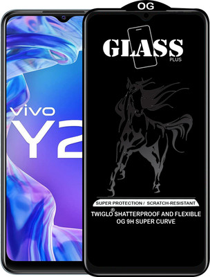 TWIGLO Edge To Edge Tempered Glass for VIVO Y21 2021(Pack of 1)