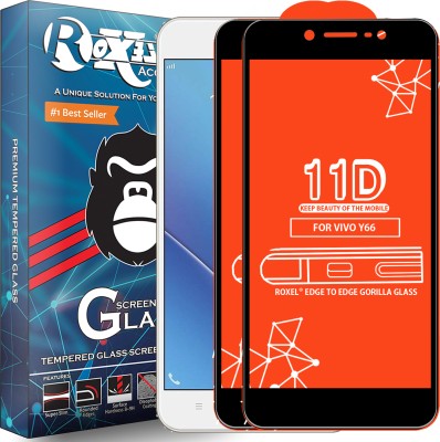 Roxel Edge To Edge Tempered Glass for VIVO Y66(Pack of 2)