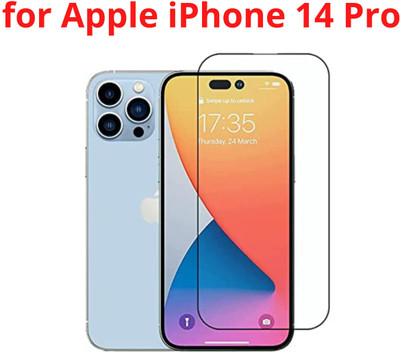 XRENGTH Edge To Edge Tempered Glass for Apple iPhone 14 Pro(Pack of 1)