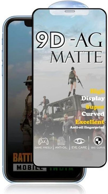 ALFA URBAN Edge To Edge Tempered Glass for iphone 12 Mini Gaming Matte Tempered Glass / Anti Fingerprint [Bubble-Free] Glass(Pack of 1)
