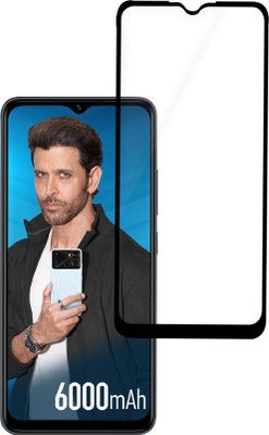 HUPSHY Edge To Edge Tempered Glass for itel P40(Pack of 1)