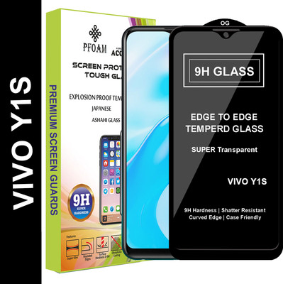 PFOAM Edge To Edge Tempered Glass for VIVO Y1S(Pack of 1)