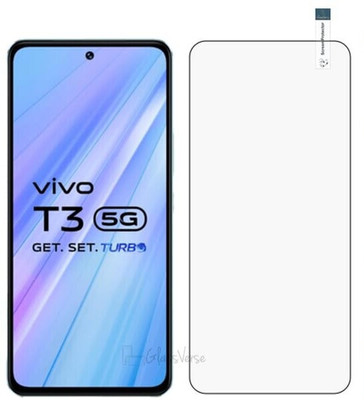 SMART TELECOM Edge To Edge Tempered Glass for vivo T3 5G(Pack of 1)