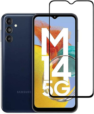 EITANSHA CREATION Edge To Edge Tempered Glass for Samsung Galaxy F14 5G, Samsung Galaxy A14 5G, Samsung Galaxy M14 5G(Pack of 1)