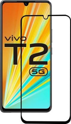 SRT Edge To Edge Tempered Glass for Vivo T2 5G(Pack of 1)
