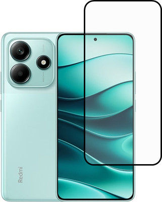 VISHRN Edge To Edge Tempered Glass for REDMI Note 14 5G, REDMI Note 14(Pack of 1)