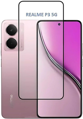 MobiWay Edge To Edge Tempered Glass for realme p3 5g(Pack of 1)