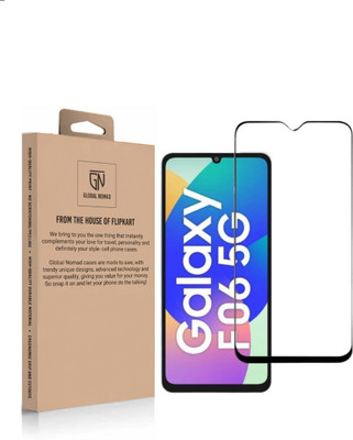 GLOBAL NOMAD Edge To Edge Tempered Glass for SAMSUNG Galaxy F06 5G, SAMSUNG Galaxy M06 5G(Pack of 1)