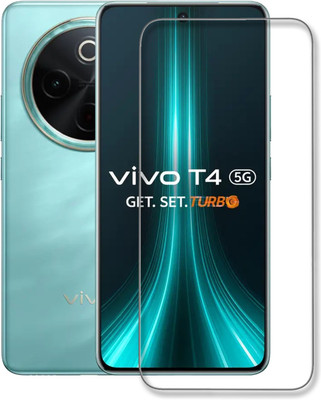 INFINITYWORLD Edge To Edge Tempered Glass for Vivo T4 5G(Pack of 1)