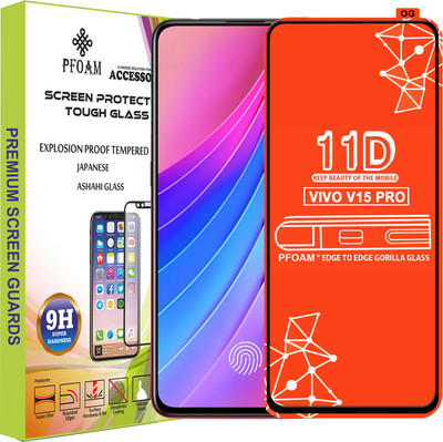 PFOAM Edge To Edge Tempered Glass for VIVO V15 PRO(Pack of 1)