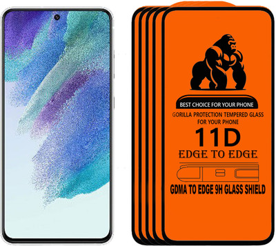 GDMA Edge To Edge Tempered Glass for SAMSUNG S21FE(Pack of 5)