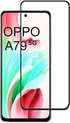 COVJ Edge To Edge Tempered Glass for OPPO A79 5G(Pack of 1)