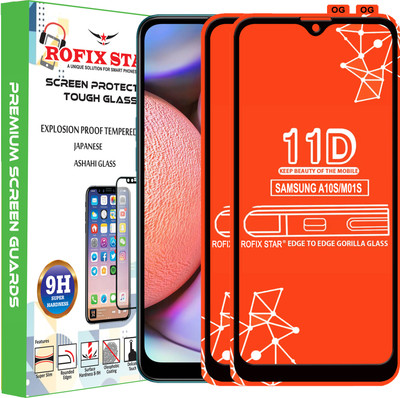Rofix star Edge To Edge Tempered Glass for SAMSUNG GALAXY M01S(Pack of 2)