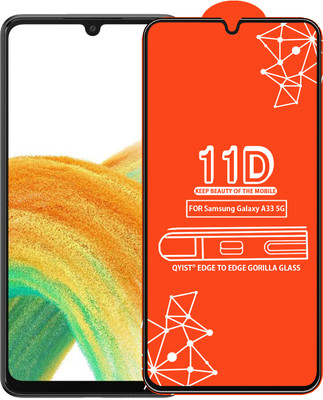 Qyist Edge To Edge Tempered Glass for Samsung Galaxy A33 5G(Pack of 1)