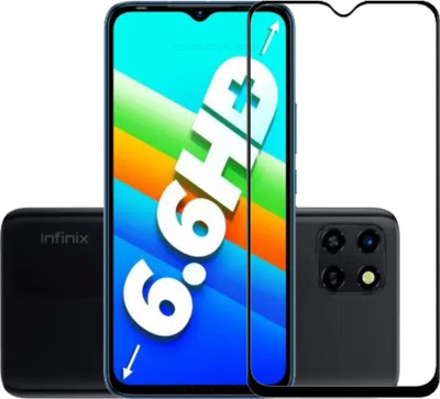 DSCASE Edge To Edge Tempered Glass for Infinix Smart 6 HD(Pack of 1)