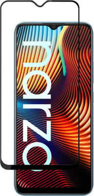 DMJHP Edge To Edge Tempered Glass for Realme Narzo 20(Pack of 1)