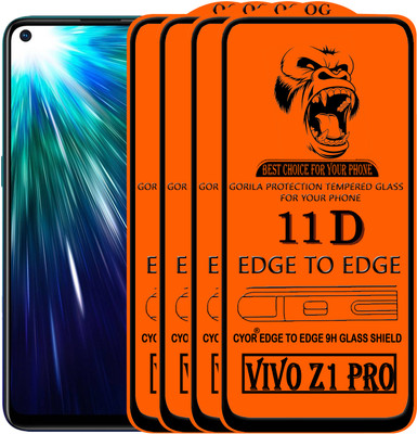 CYOR Edge To Edge Tempered Glass for VIVO Z1 pro(Pack of 4)