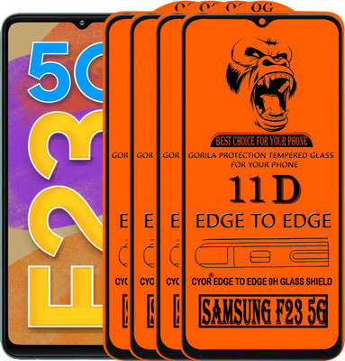 CYOR Edge To Edge Tempered Glass for SAMSUNG F23 5G(Pack of 4)