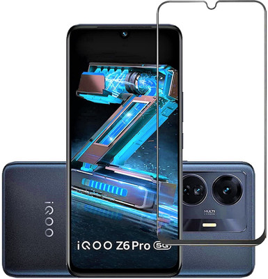kentop Edge To Edge Tempered Glass for VIVO iQOO Z6 Pro 5G(Pack of 1)