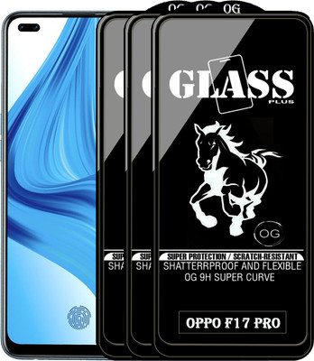 PFOAM Edge To Edge Tempered Glass for OPPO F17 PRO(Pack of 3)
